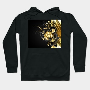 Design with Foil and Black Orchids Hoodie